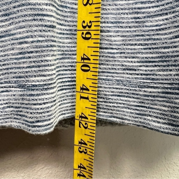 Lou & Grey Women's Thin Maxi Length Skirt Blue and White Stripe Size Medium - Picture 5 of 8